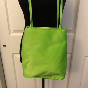 Neon Lemon Lime Green Cross Body Purse